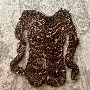INC Leopard Long Sleeve